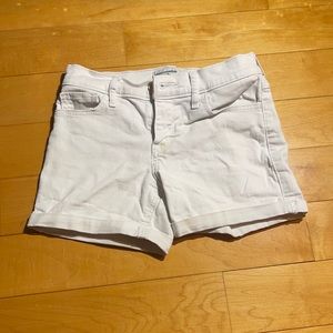 ✨Abercrombie Kids White Jean Shorts✨